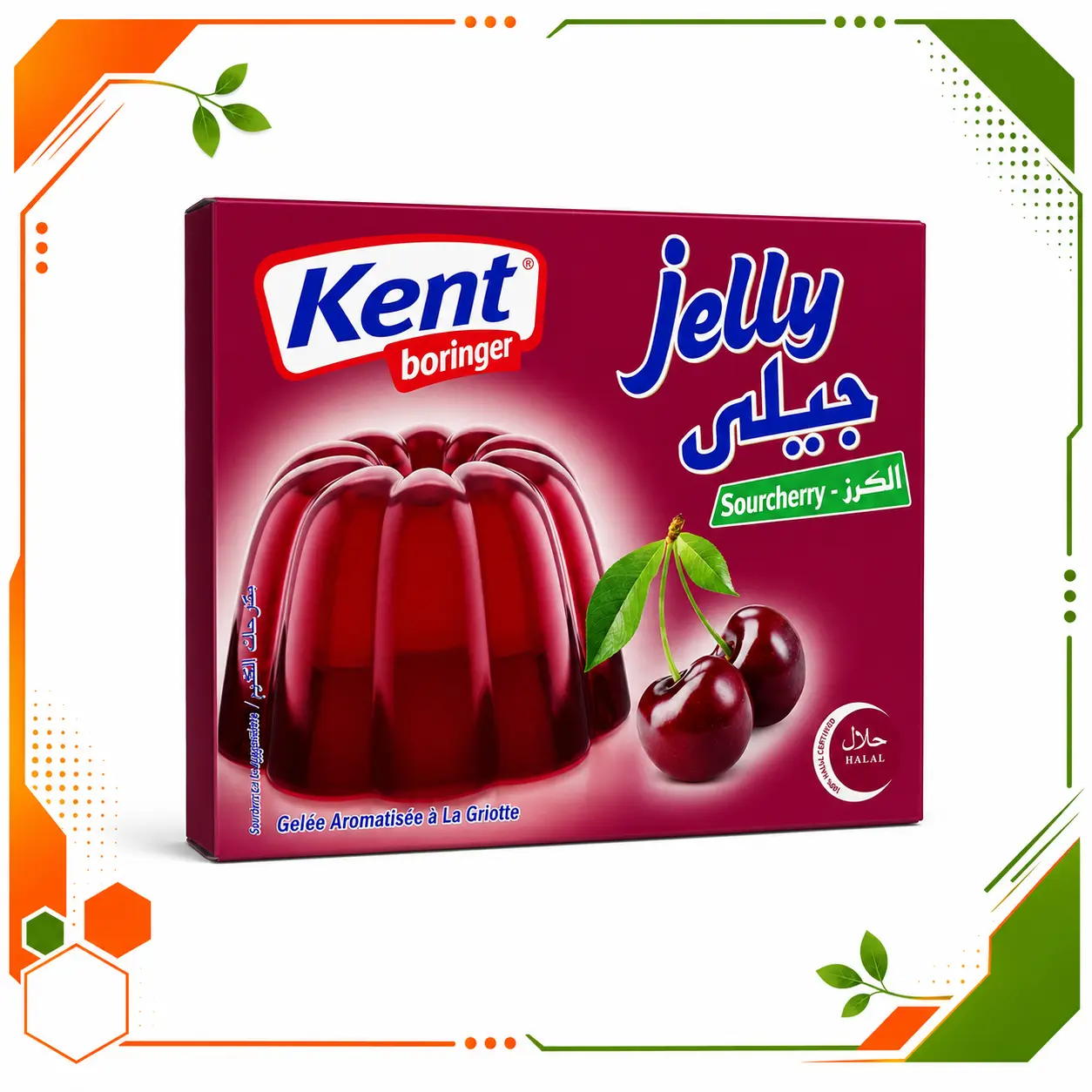 جيلي kent  وزن 80 غ